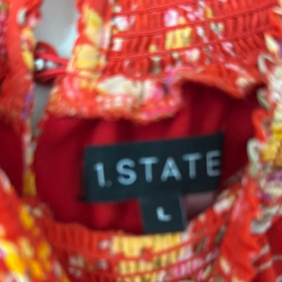 1.STATE Vibrant Floral Dress - Picture 2 of 5